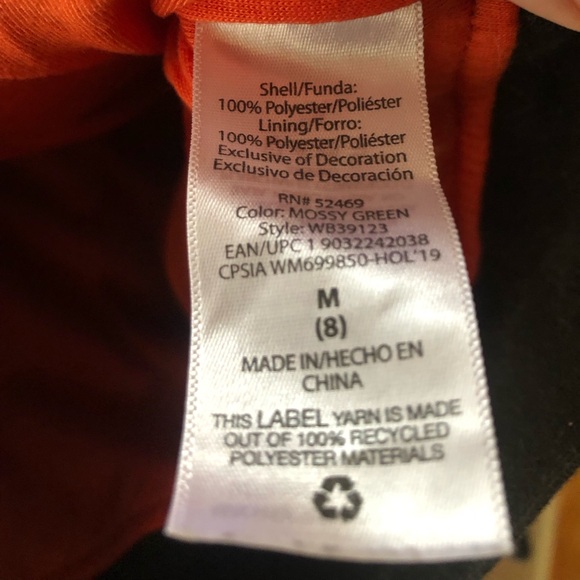 Wonder Nation Olive Green Jacket Size 8 - Picture 6 of 6